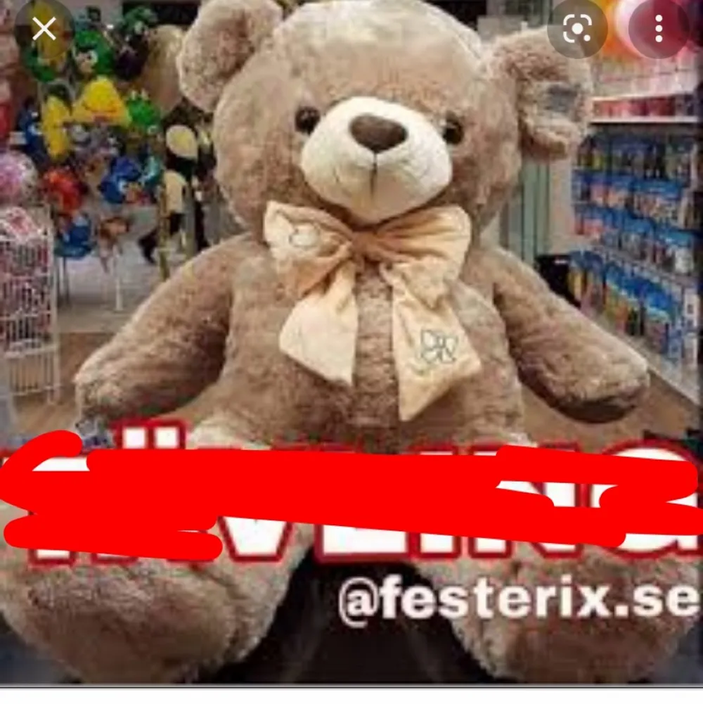 Hör av er i dm för intresse, sljer denna teddybjörn ny pris 990 säljer för 600!. Övrigt.
