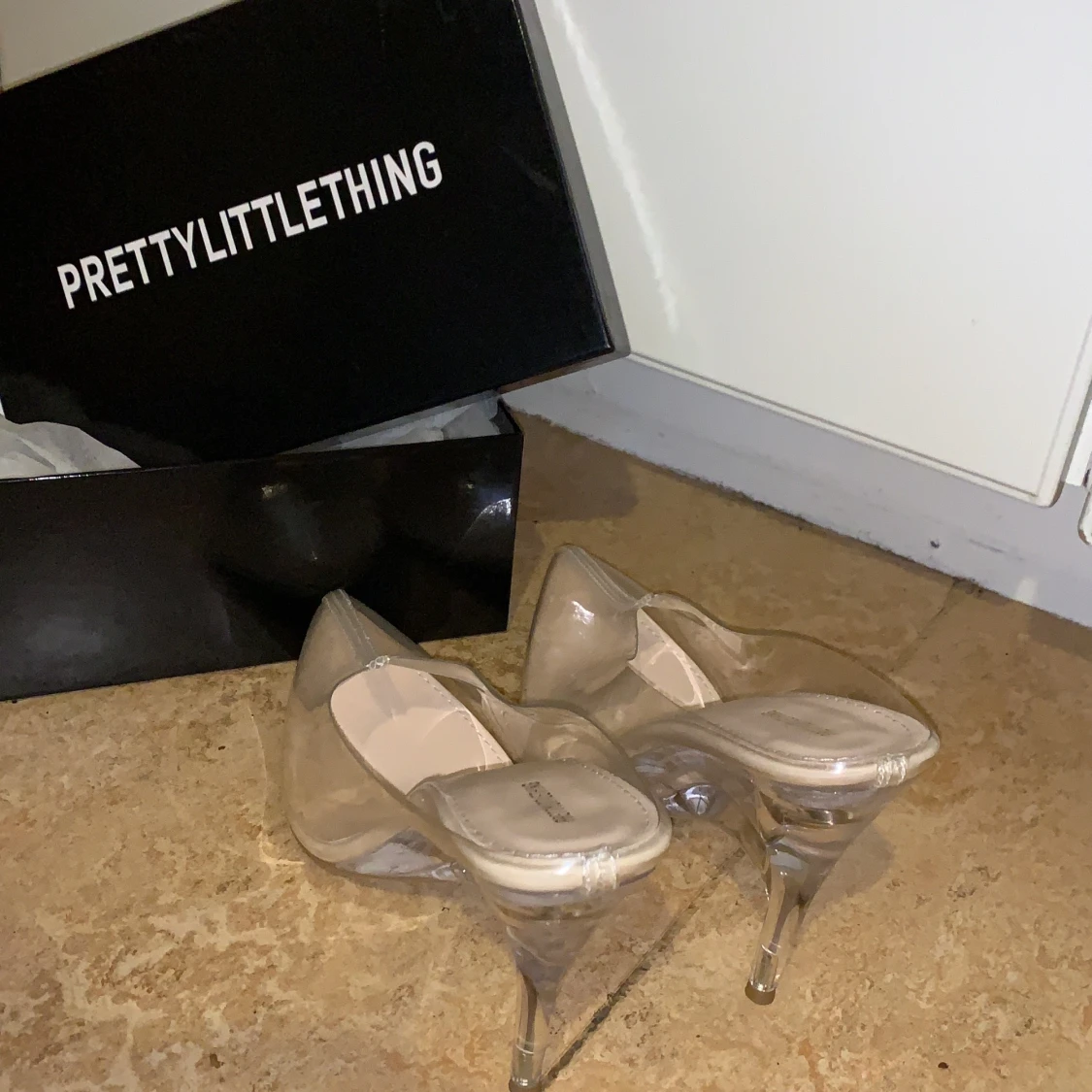 Clear high heels - 90