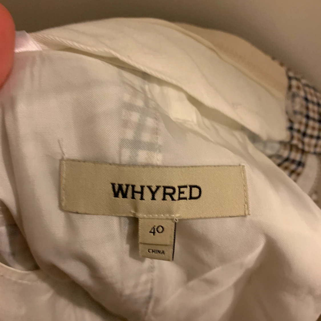 Rutiga vintage kostymbyxor  - 91