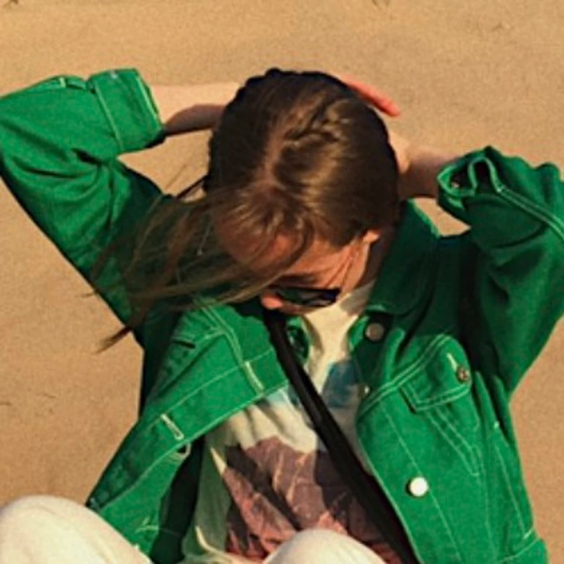 Grön jeansjacka - 91