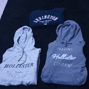 Lexington/hollistet - Hoodies/collegetröja, paketpris 200kr, styckepris ca 80kr, kom med bud annars, storlekar xs/s 