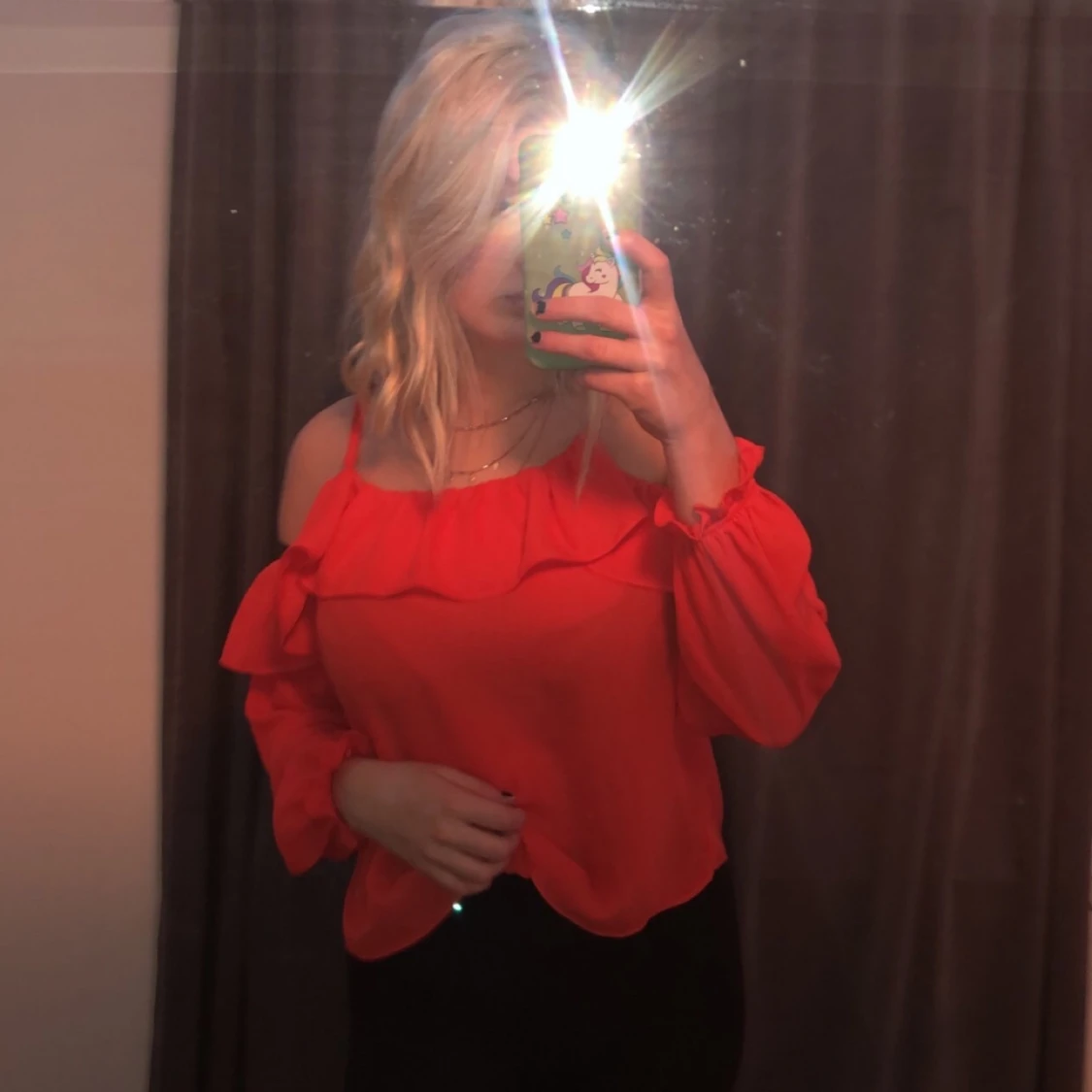 Orange snygg tröja storlek 38 - 91