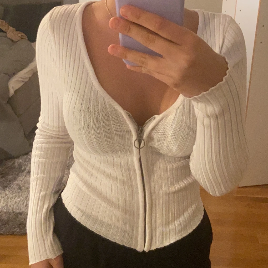 Tröja med blixtlås