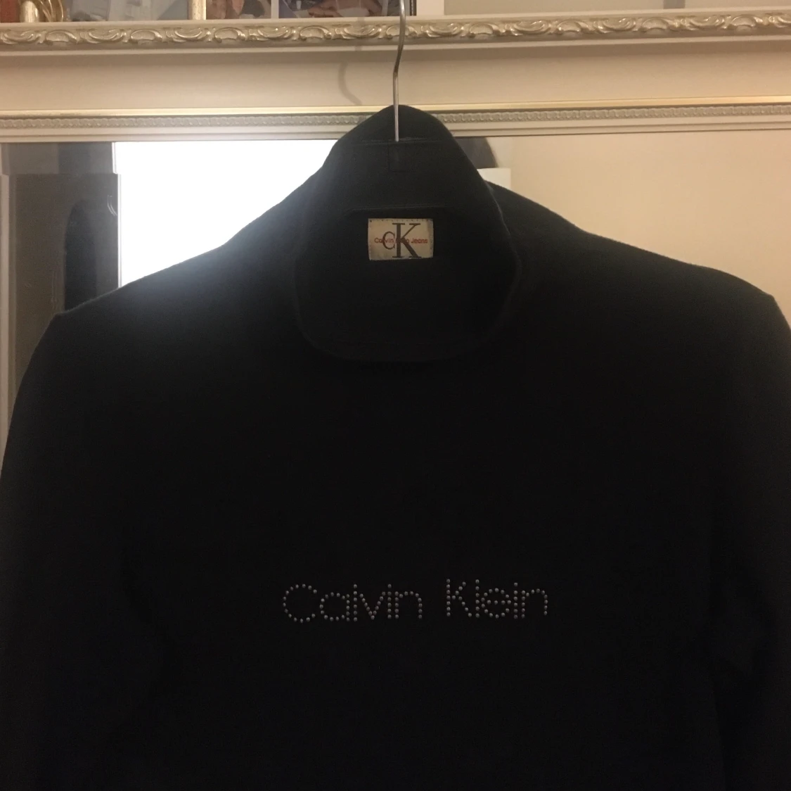 Calvin Klein Y2k logo polo tröja  - 91