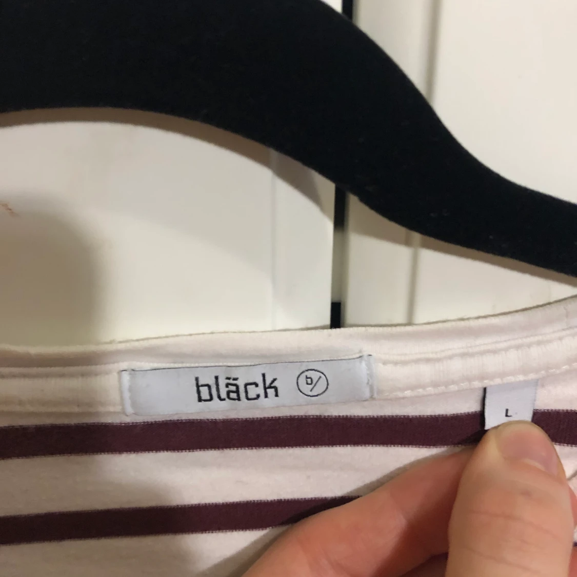 Franskrandig T-shirt från Bläck - 91