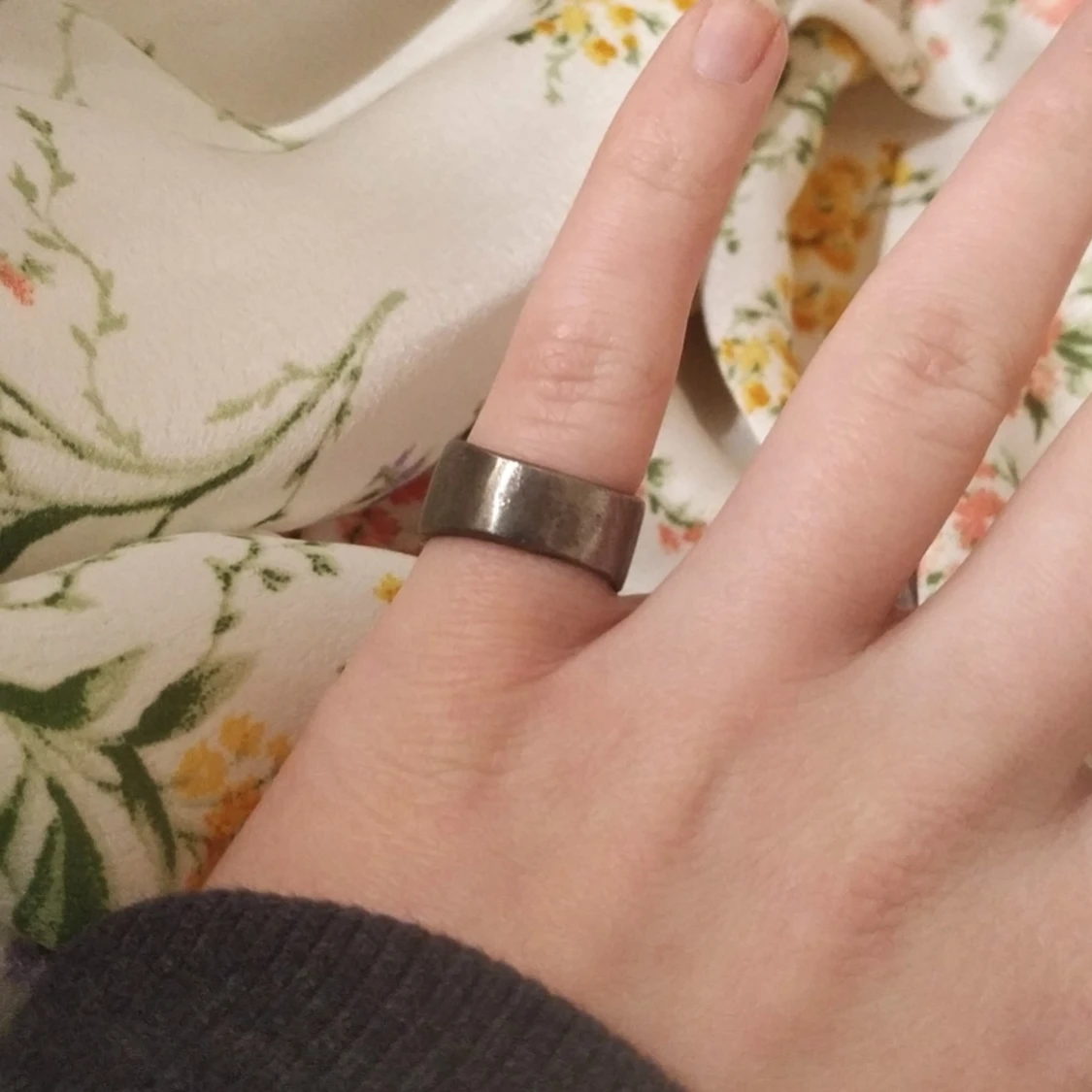 Ring rostfritt stål, nr 4