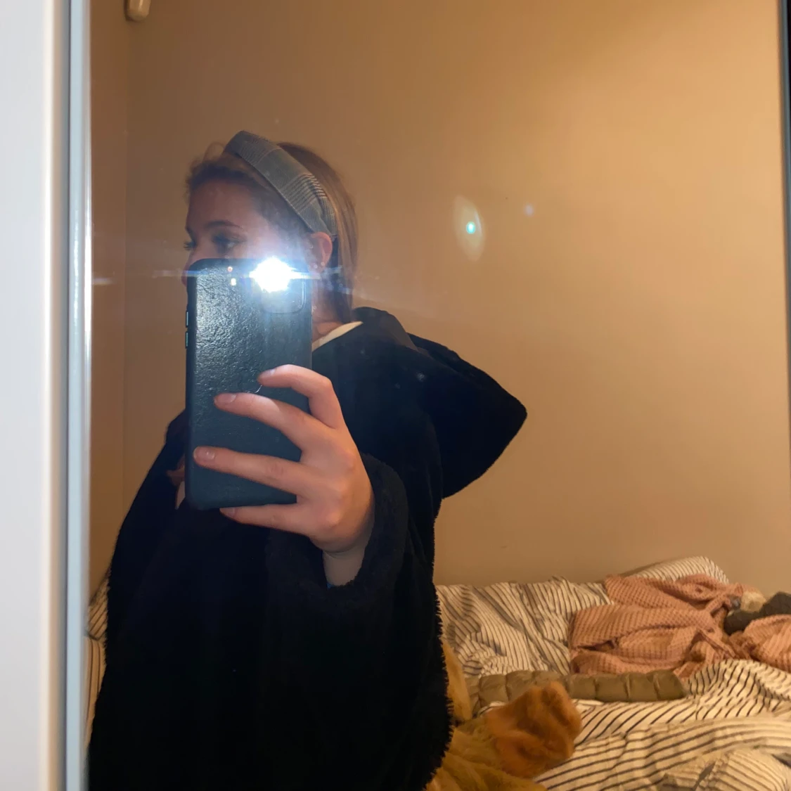 Snygg fakepälskappa  - 90