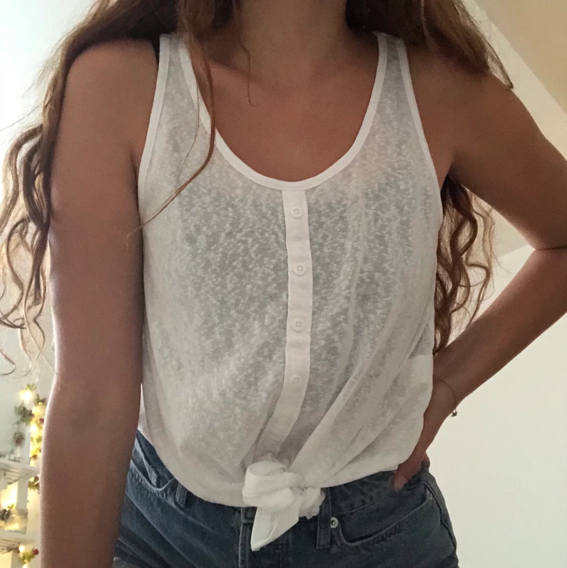 Vitt sommarlinne - 90