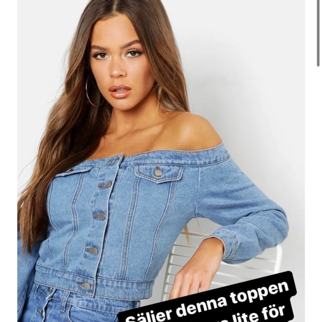 Jeans off shoulder top