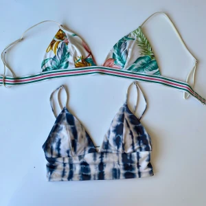 bikini toppar - Väl använda söta bikinitoppar från H&M, säljs separat eller tillsammans. 20 kr styck eller 30kr för båda💞💞 tvättas innan de skickas såklart