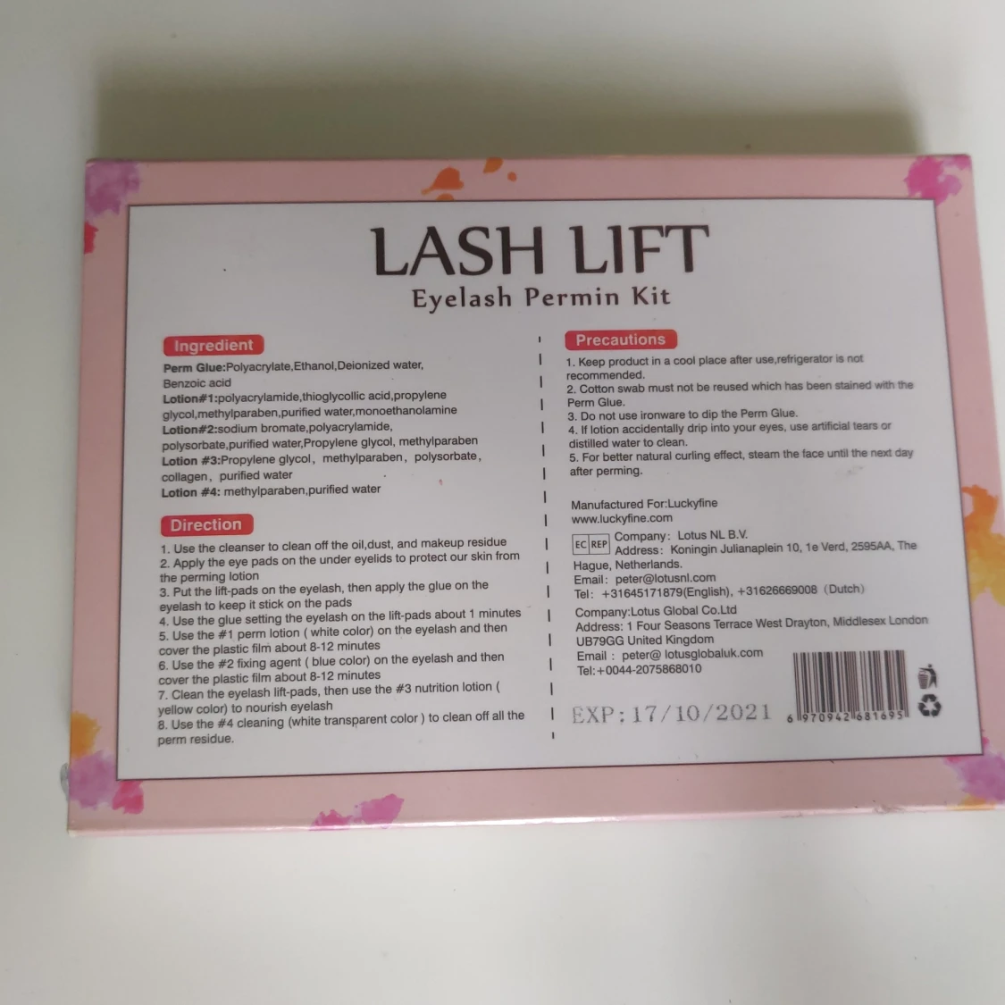 Lash lift eyelash permin kit - 90