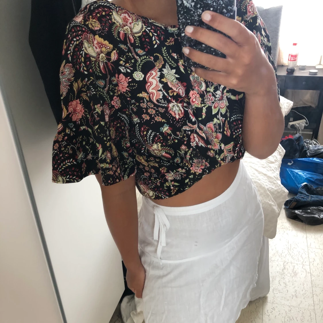 Superfin blommig topp❤️