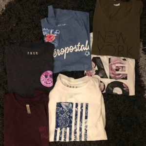  - 6 T-shirt helt nya i strl xs, passar även S
