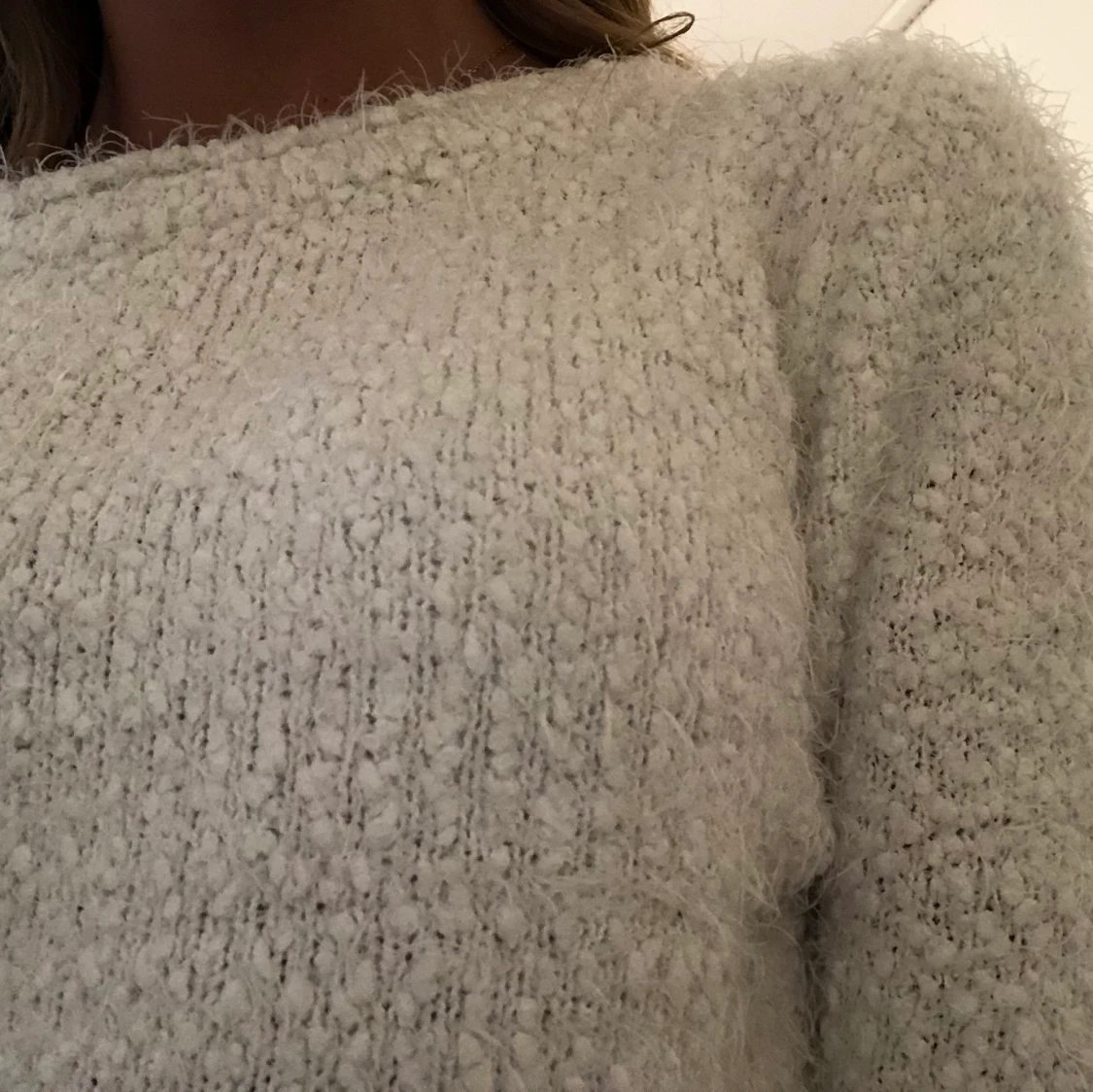 Söt stickad tröja - 90