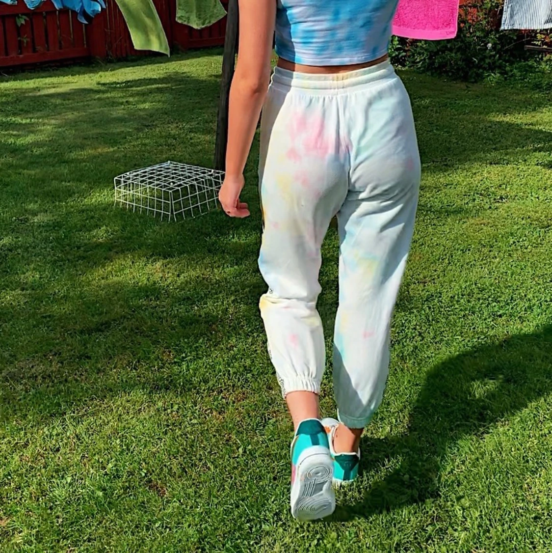 Mjukisbyxor med pastelltiedye 🍬🍡🍭 - 90