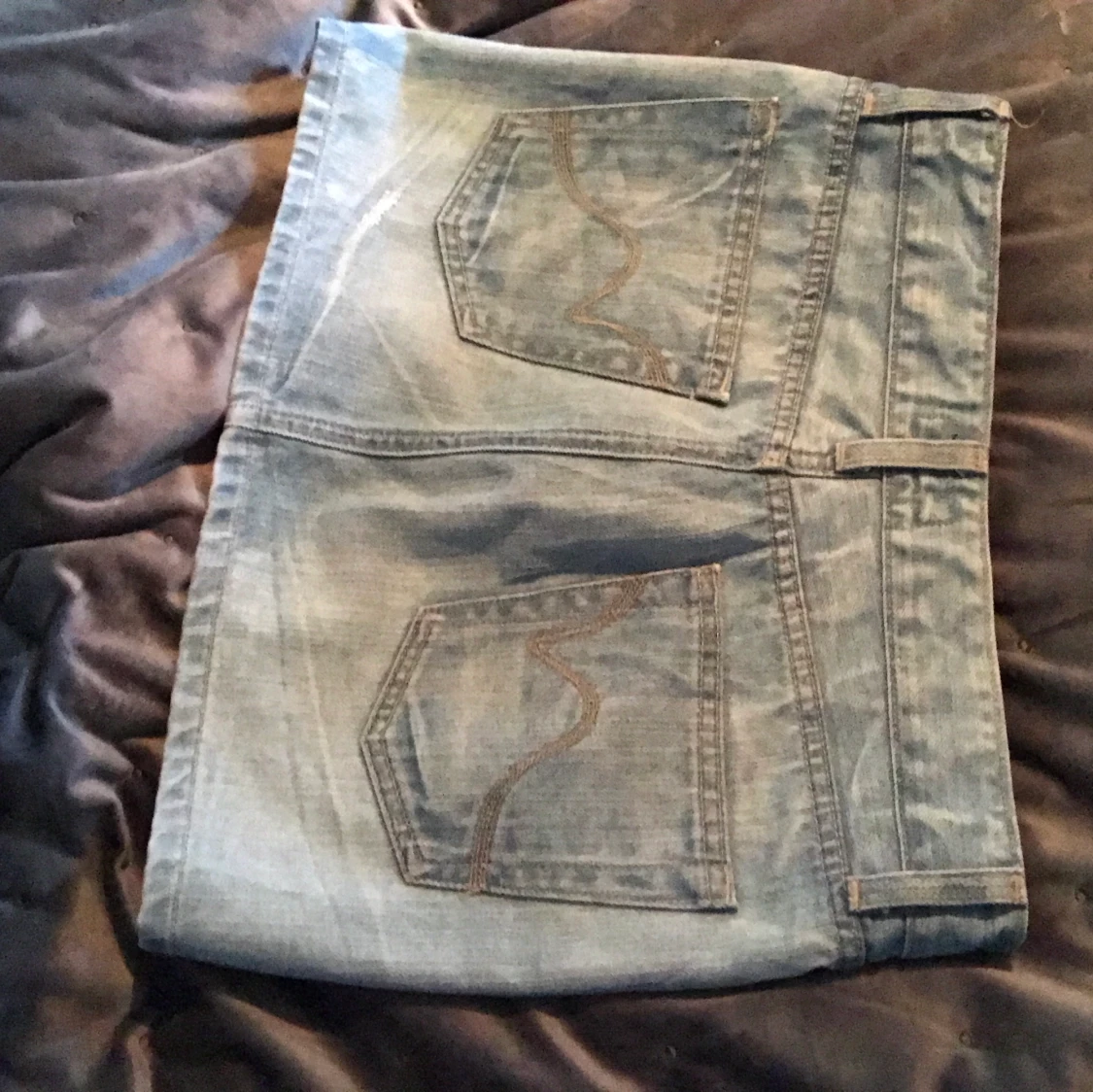 Vintage jeanskjol - 91