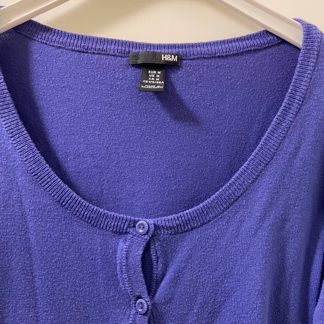 Lila U-ringad kofta - 90