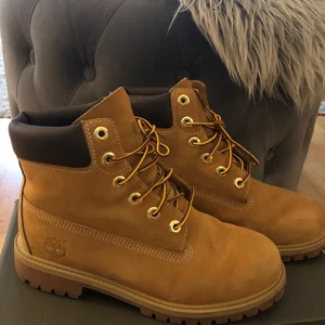Timberland  JR stl 39 i mkt fint skick - 6 Inch Premium Waterproof Wheat i mkt fint skick