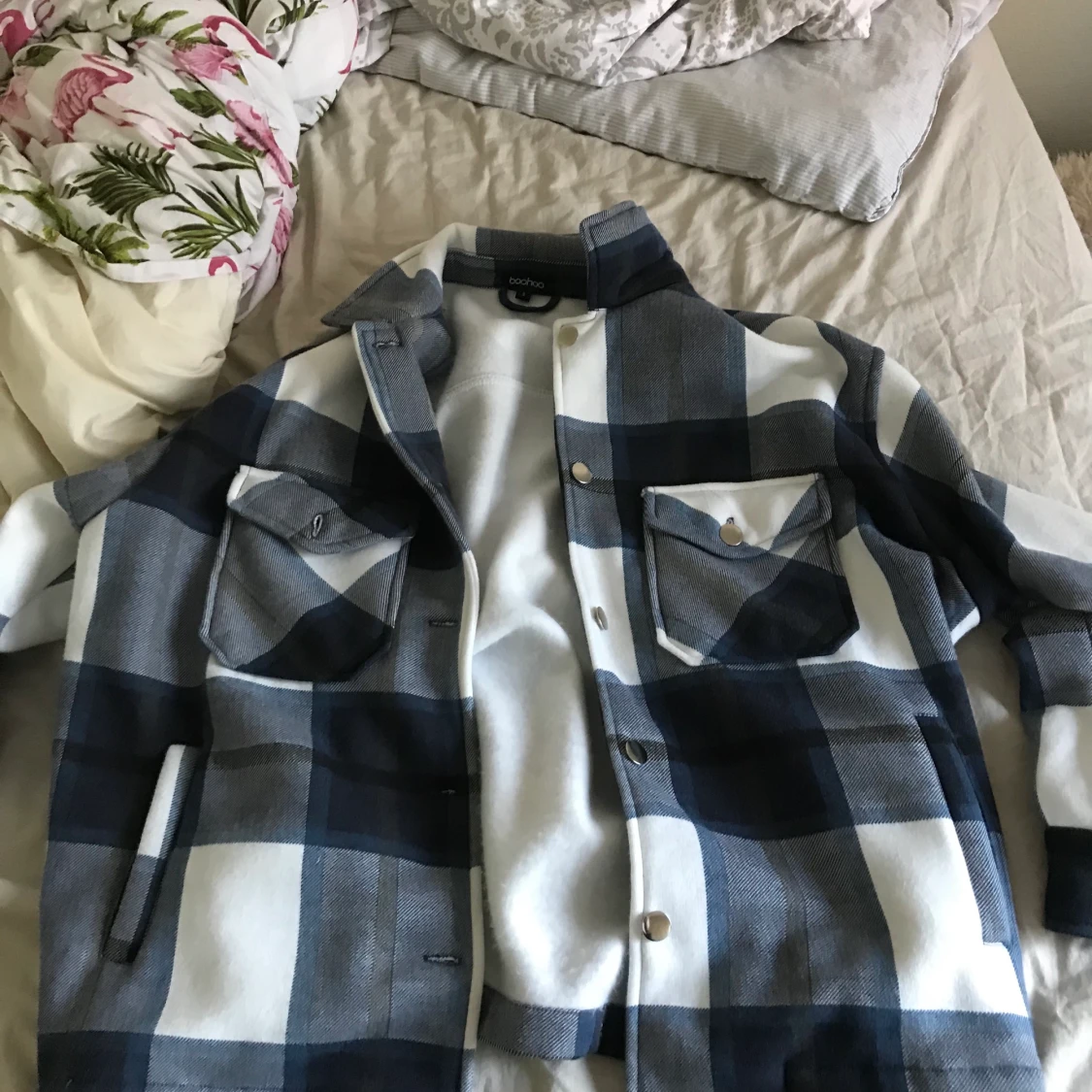 Boohoo rutig jacka - 90