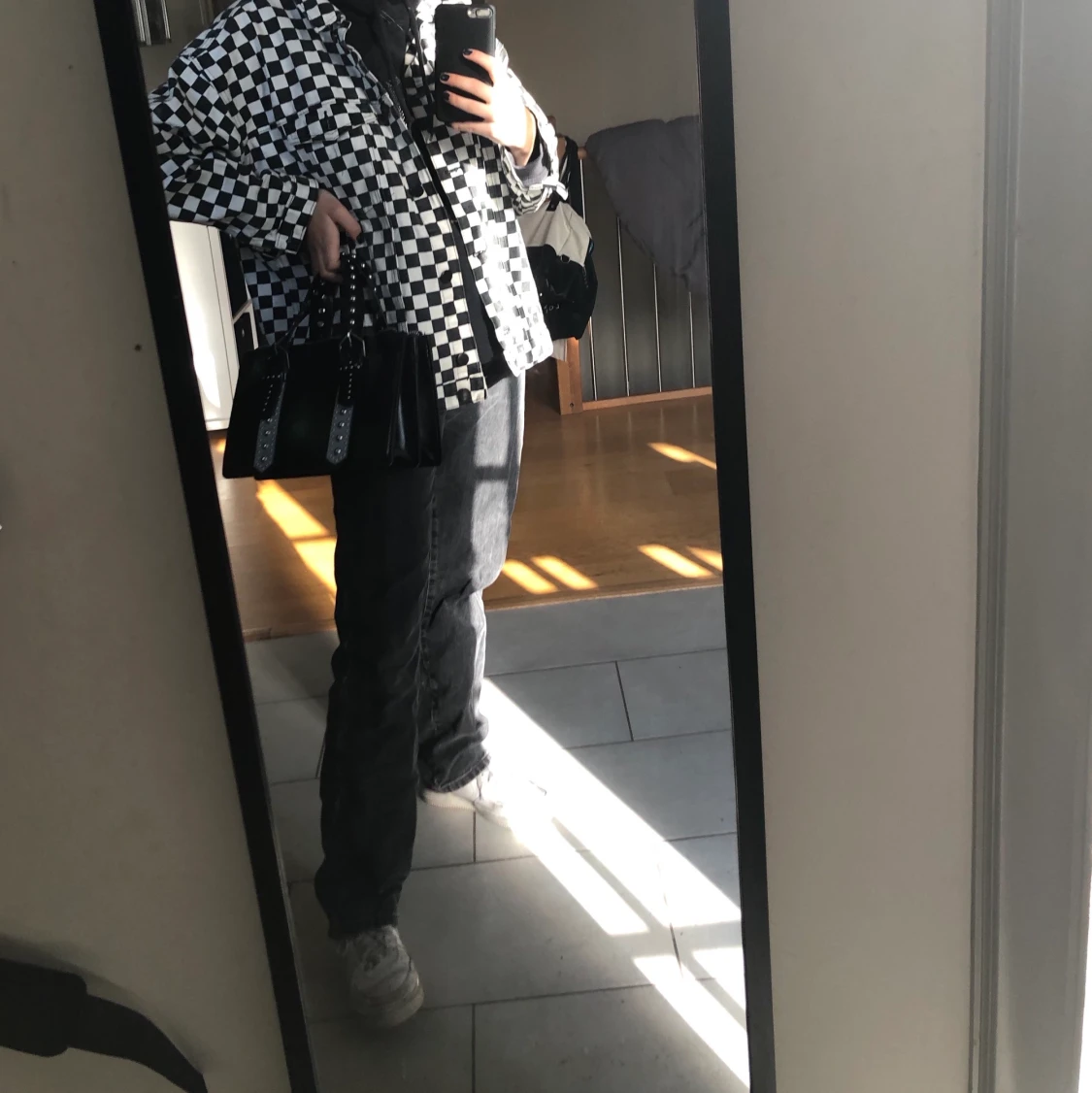 Rutig jeans jacka - 91