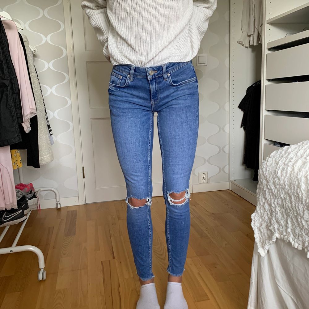 Slitna slim jeans - Gina Tricot | Plick Second Hand