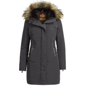  - Parajumpers jacka i modellen Selma. Köptes i Oktober detta år, endast använd i ca 1-2 månader nyskick! Storlek XS Färg grå/svart