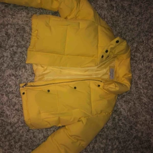  - Guld croppad jacka från Hannalisious X NA-KD  Strl 36  Använd ett fåtal gånger   Betalning sker via swish:) kan mötas i nacka eller i slussen Om köparen vill ha jackan skickad till sig betalar köparen för frakten 