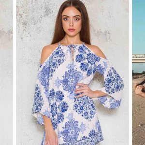  - Superfin grekisk inspirerad mini dress ifrån Dennis Maglic. Jättefin till semestrar och sommaren. Endast använd vid ett tillfälle och är därmed i väldigt bra skick.