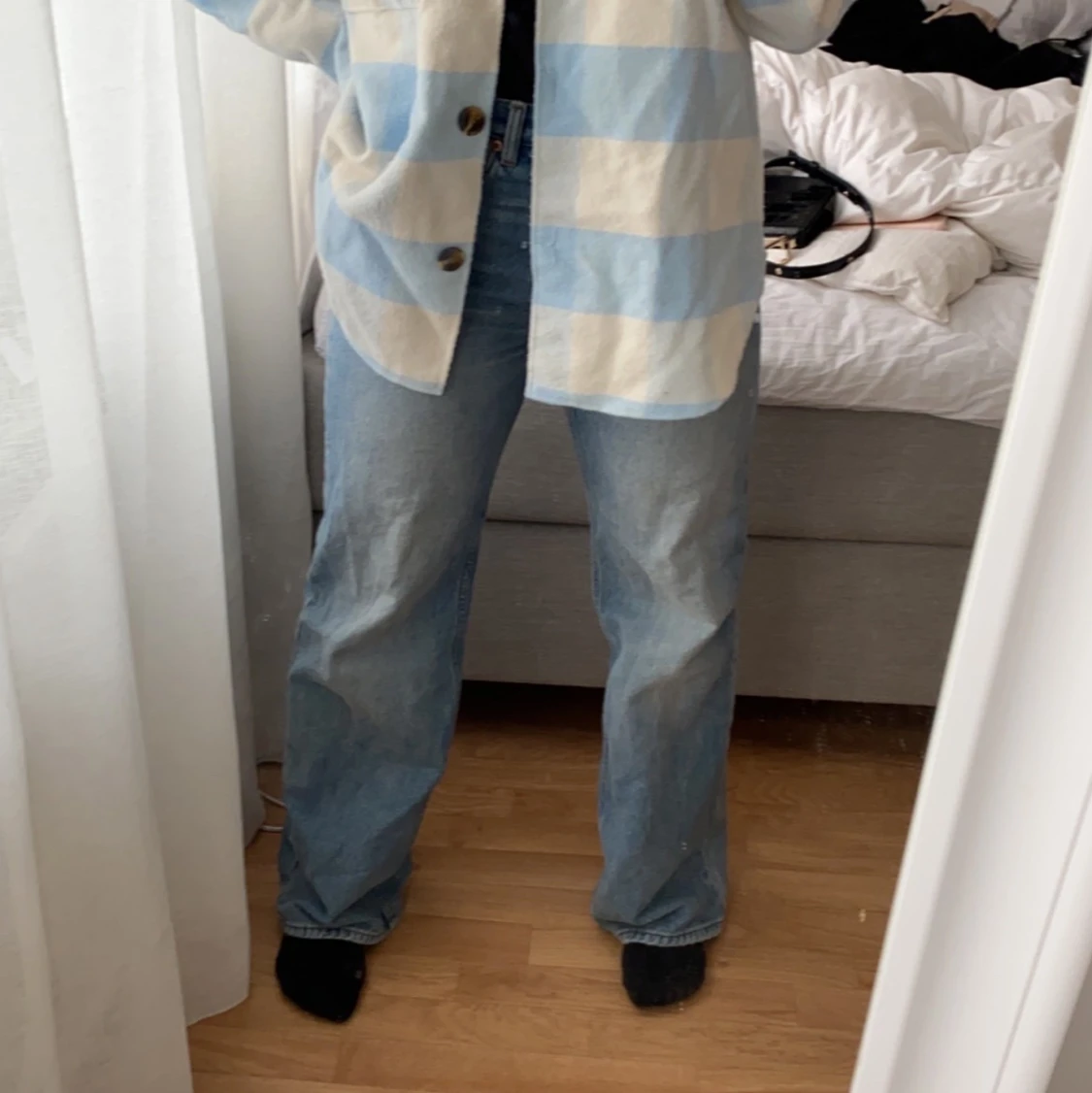 Rutig jacka från bohoo