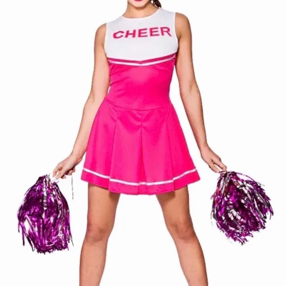 Cheerleader Dräkt med strumpor och pompoms 💖 | Plick