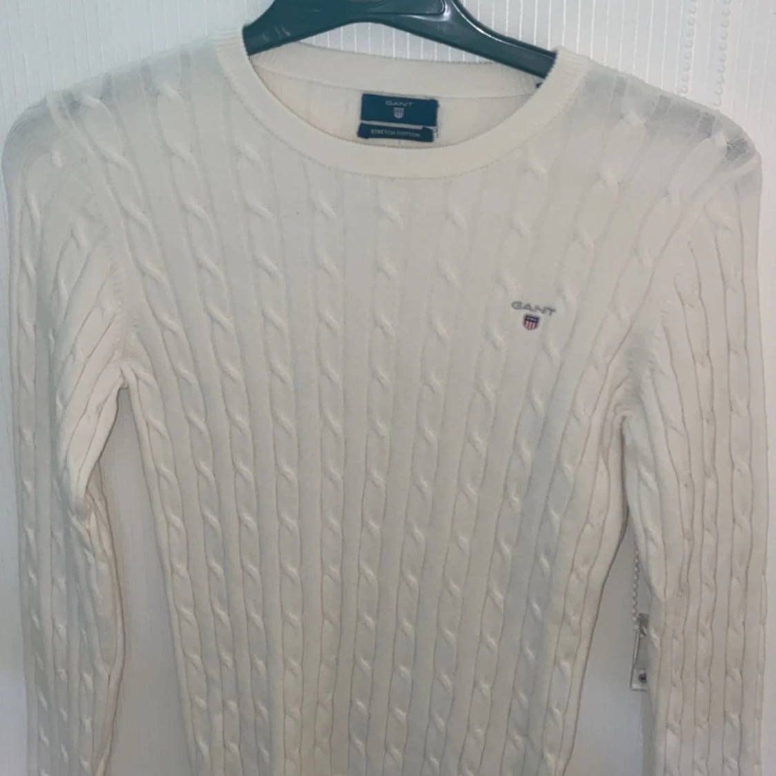 Kabelstickad tröja från Gant