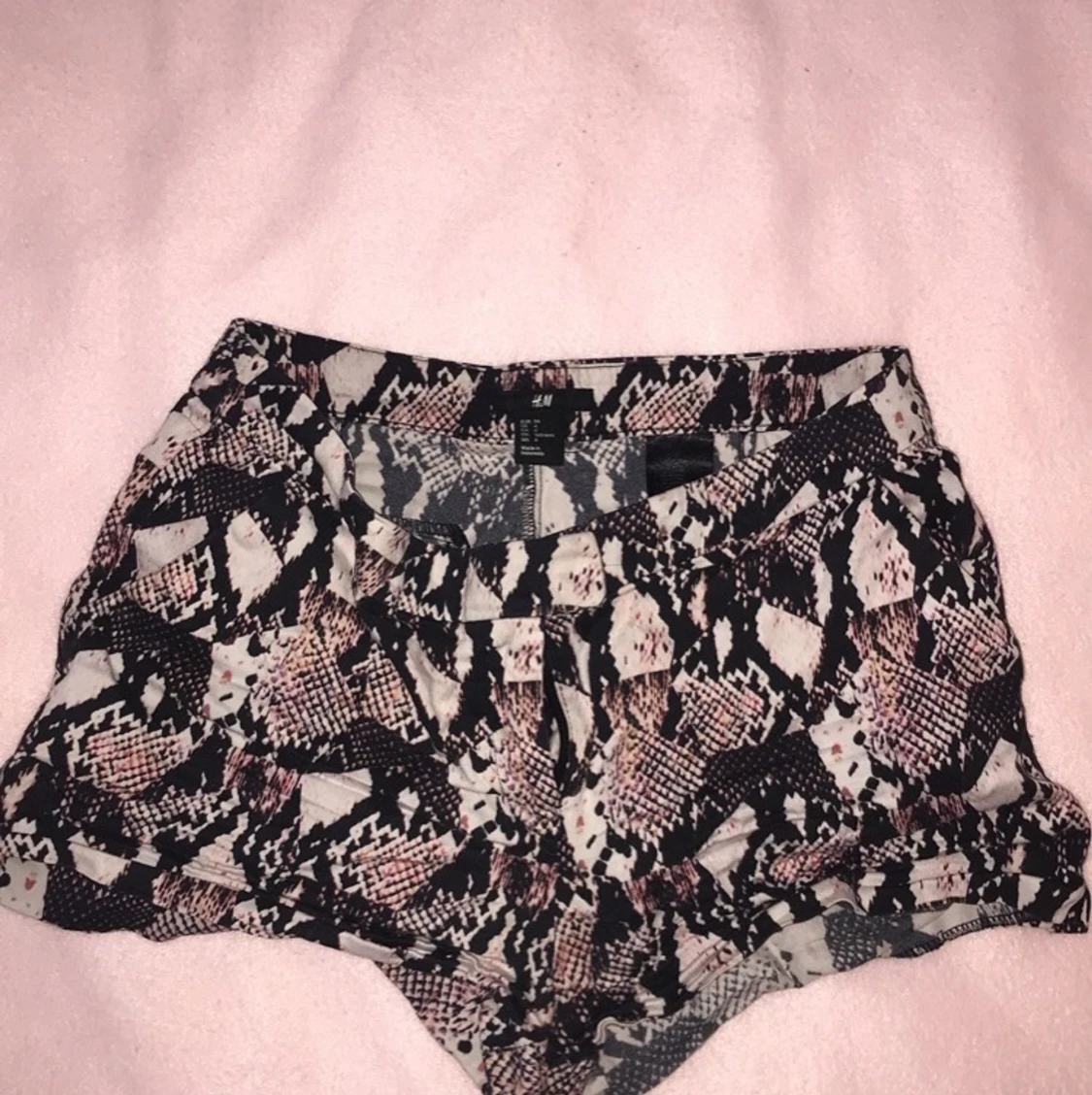 Snakeskin shorts
