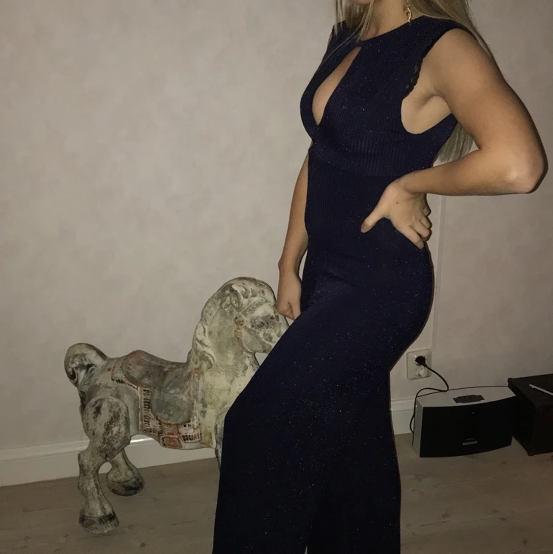 Mariblå nyårs jumpsuit - 91