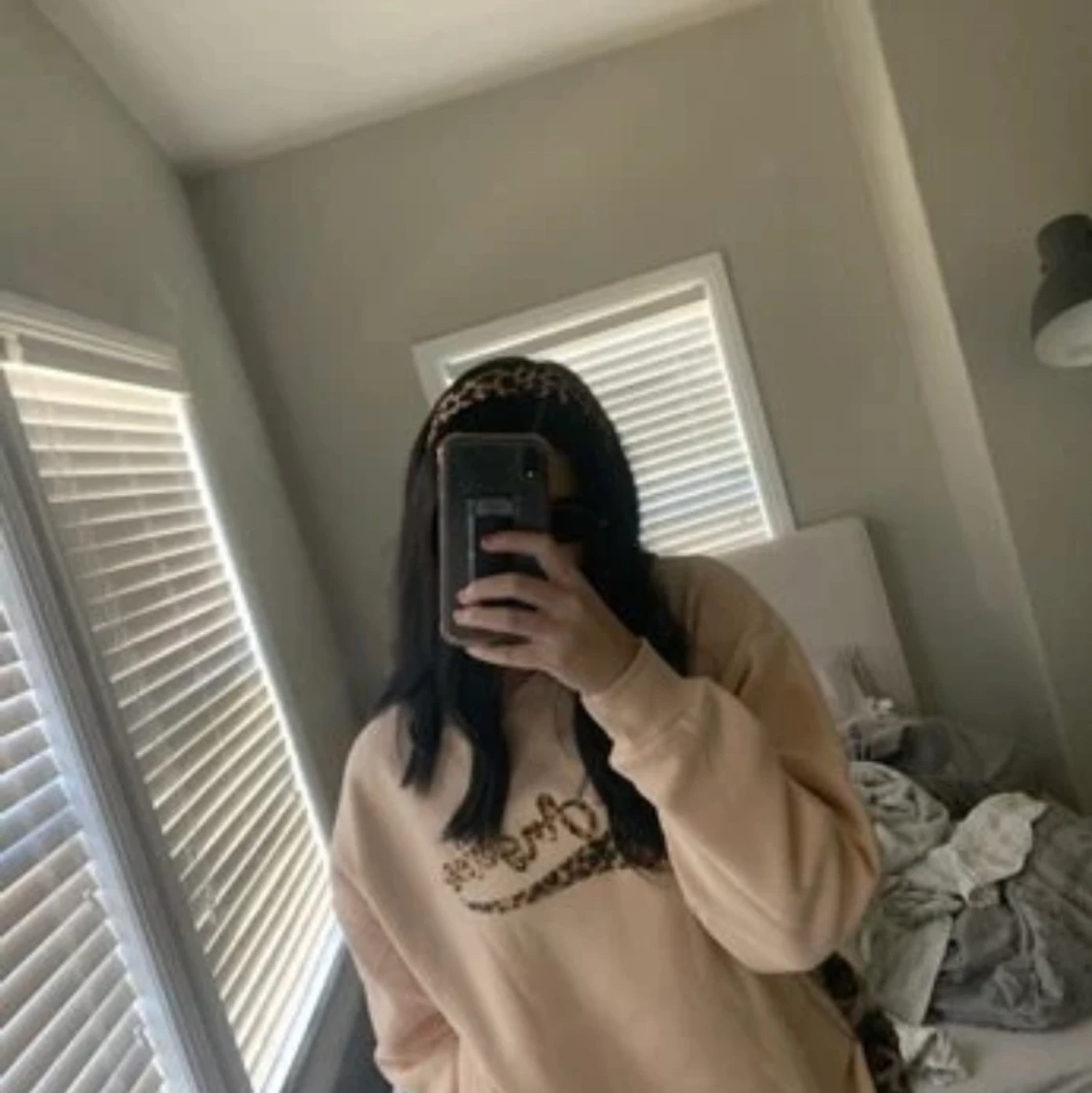 Beige collage tröja - 91