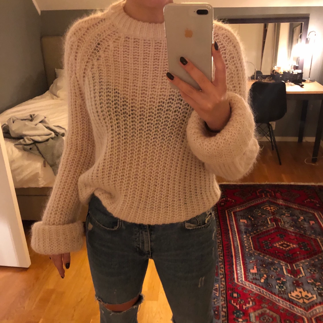 Fin stickad tröja från HM premium quality