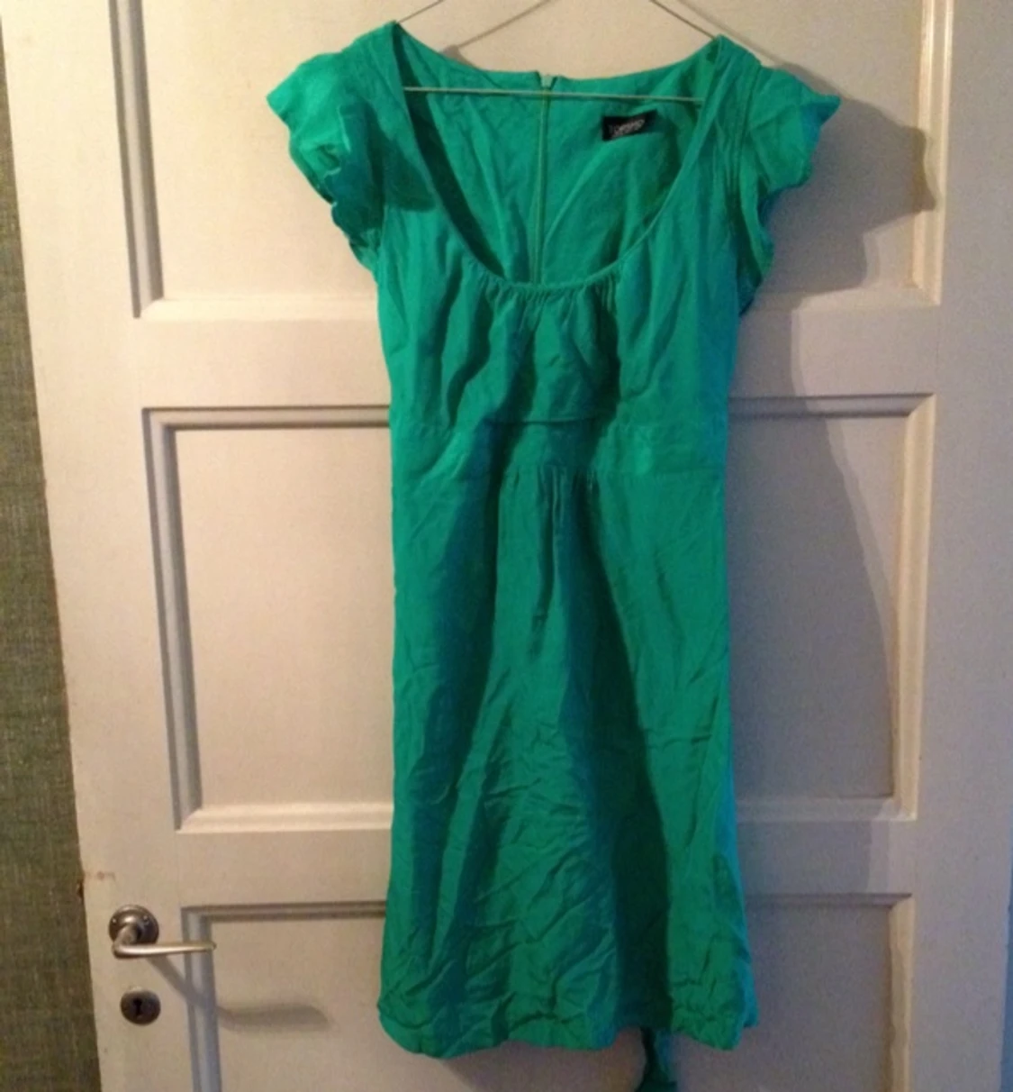 Grön topshop klänning använd 1 gång - 1384080741