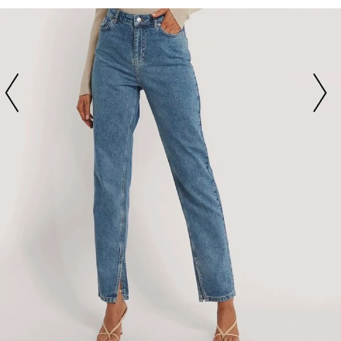 Jeans med slits - 91