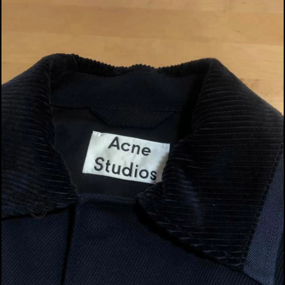 Acne Studios Cotton-Twilled Jacket Navy