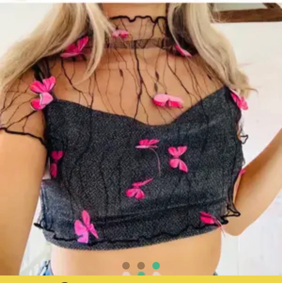 Festtopp 3d fjärilar - 91