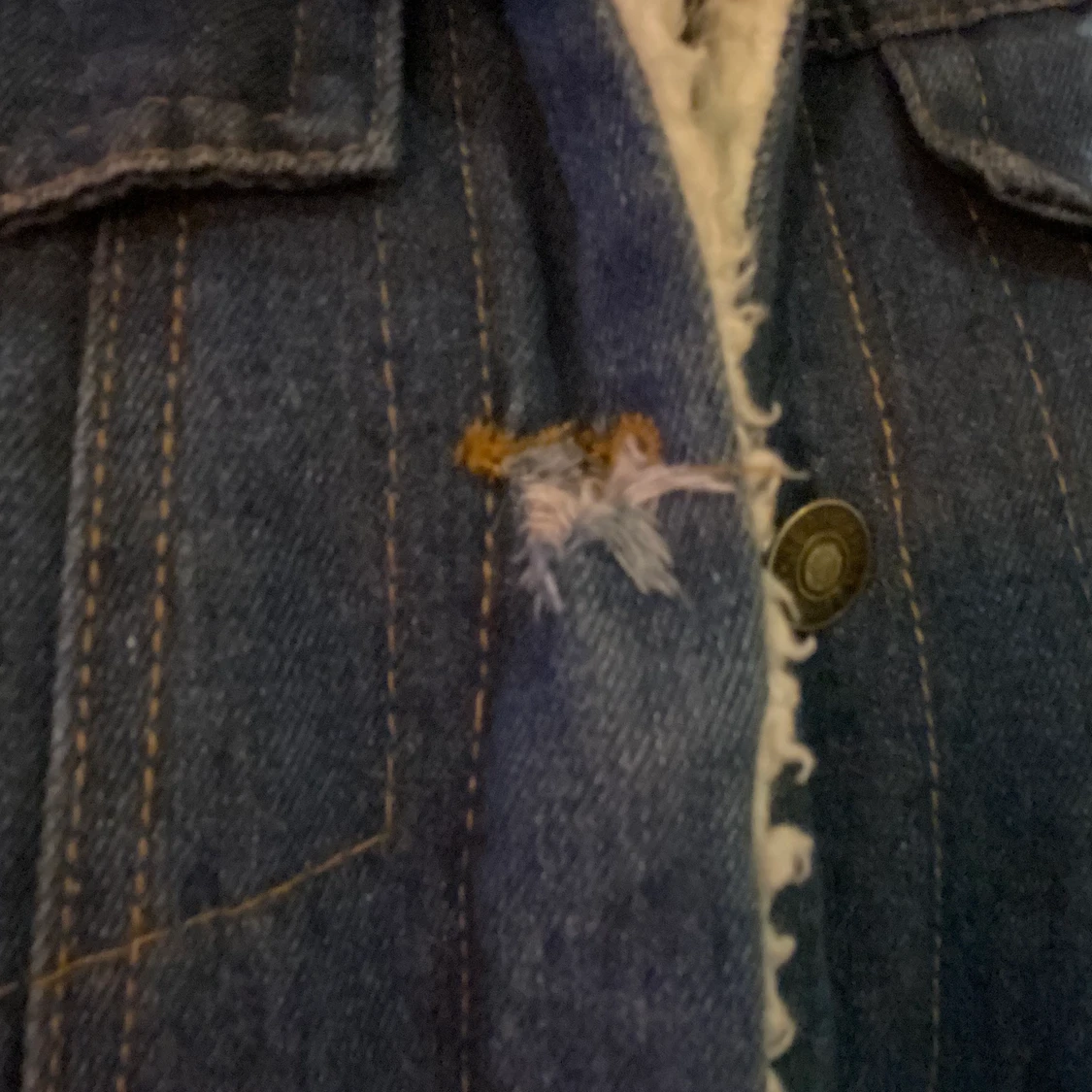 Jensjacka med teddyfoder - 91