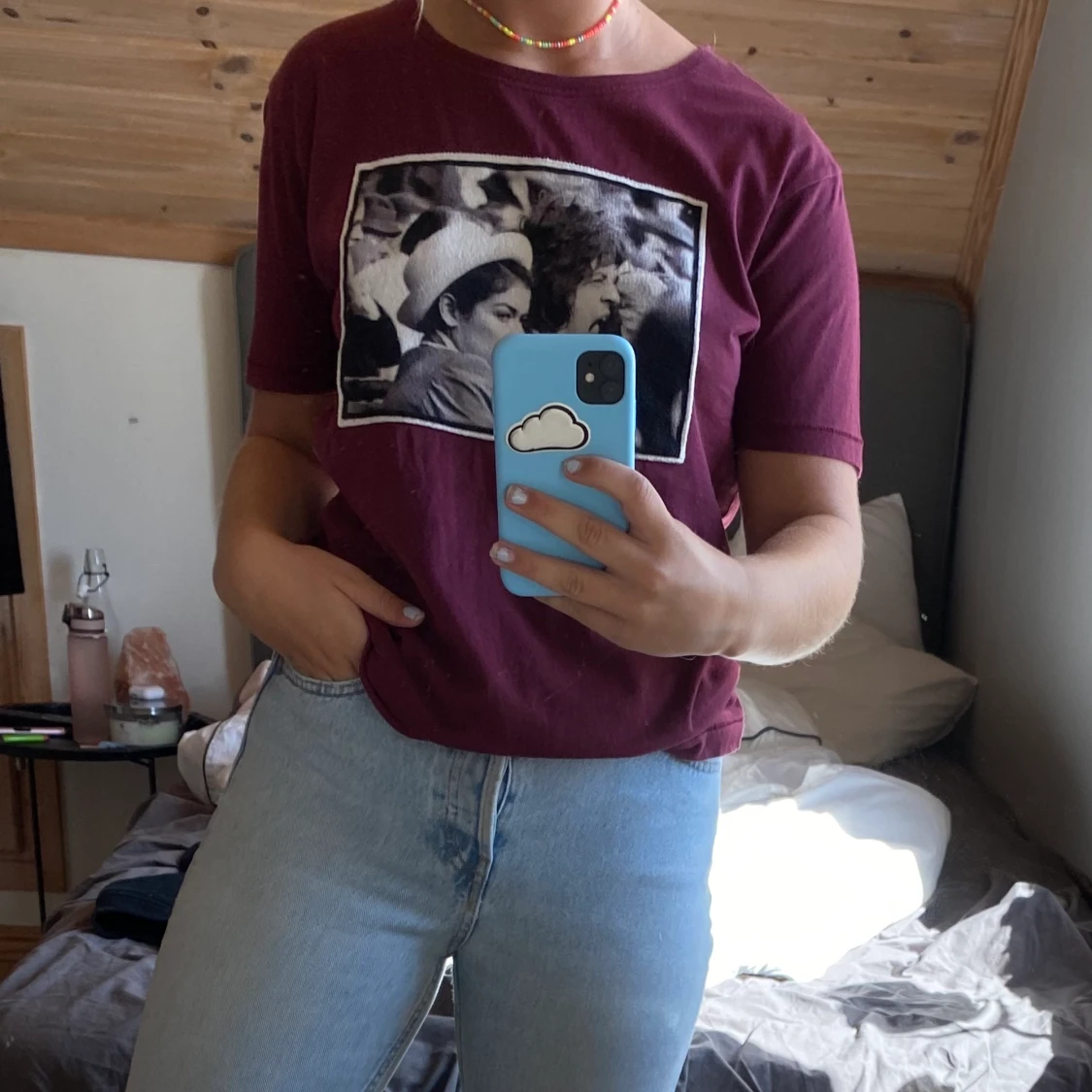 Vinröd limitato T-shirt  - 90