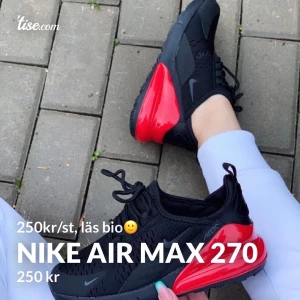 Nike air Max 270 - 250kr/st, bilderna på annonsen är original Stl 36,37,38,39,40 och 41 finns att köpa!
