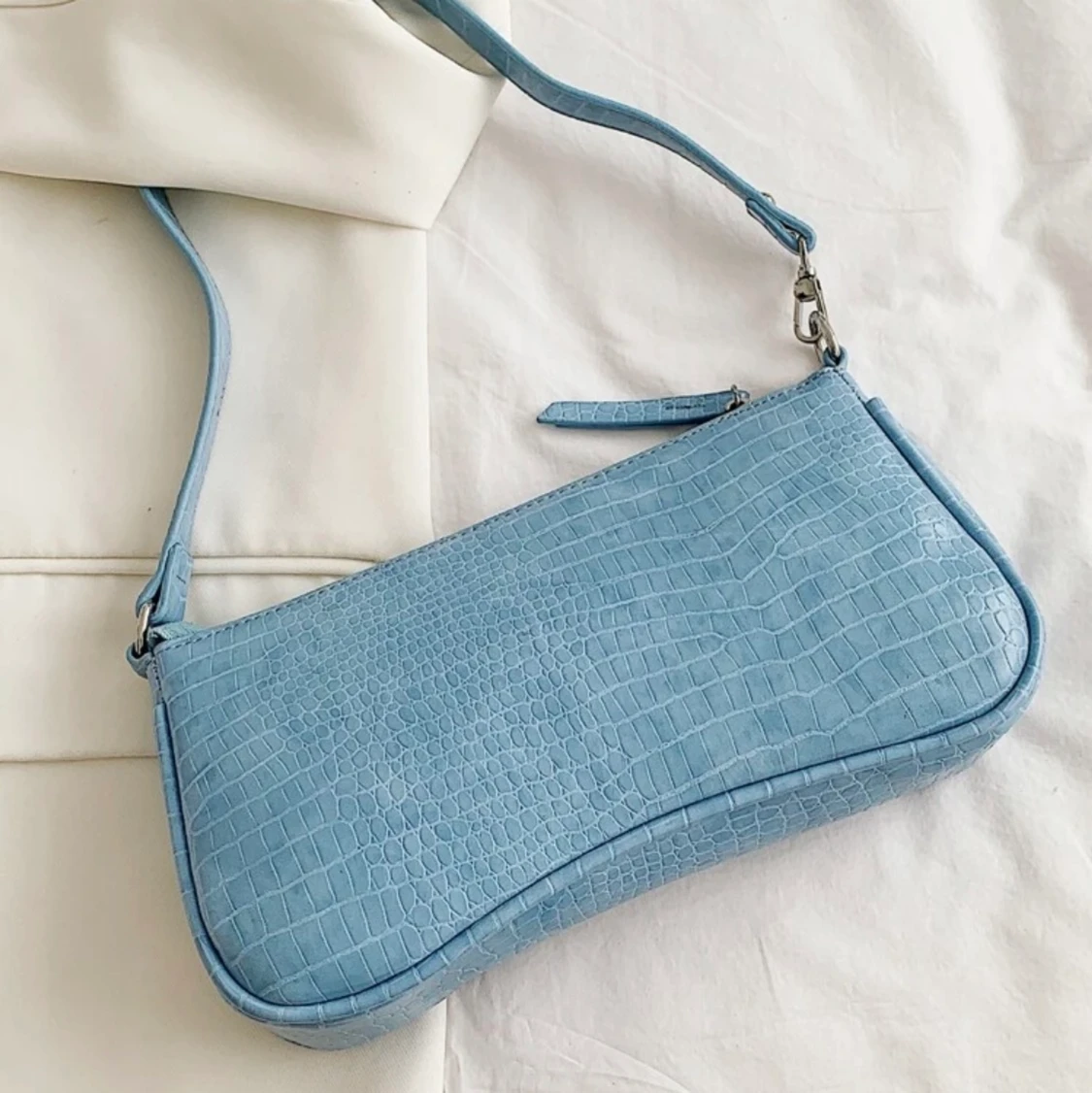 Baugette bag ljusblå