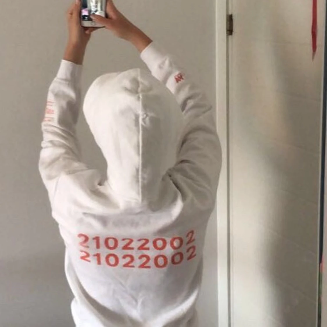 Vit Marcus & Martinus hoodie, strl S  - 90