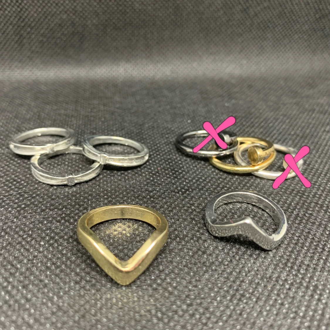One size rings - 90