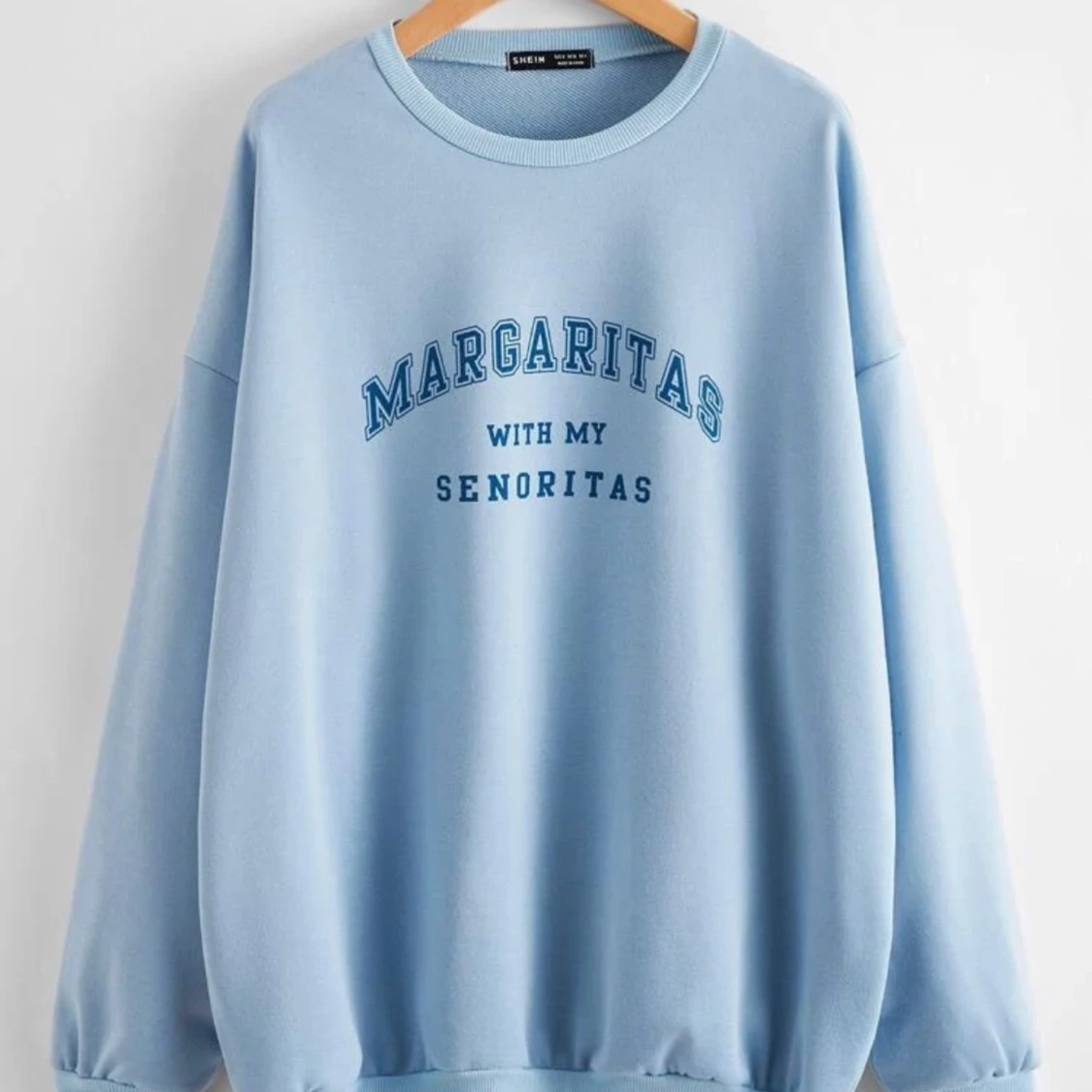 Ljusblå oversized tröja 