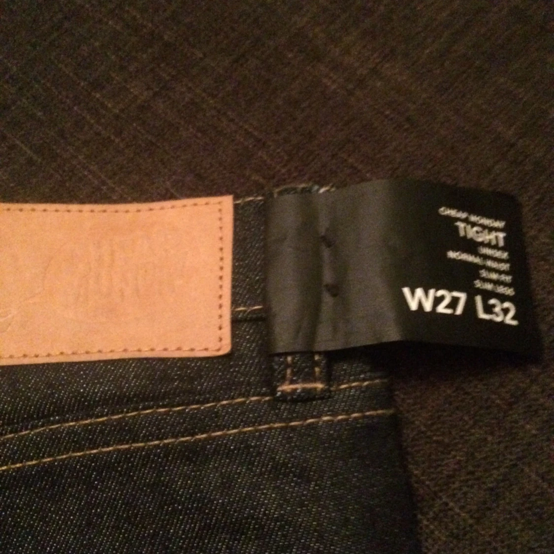 Nudiejeans W27 L32 endast provade. Svarta, nypris 1000 .Nu 500. - 91