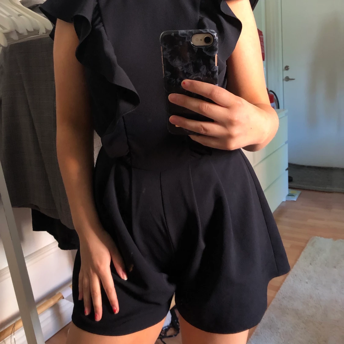 Playsuit med volanger