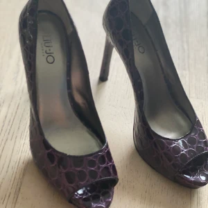 Purple peep-toe heels - Used only a couple of times