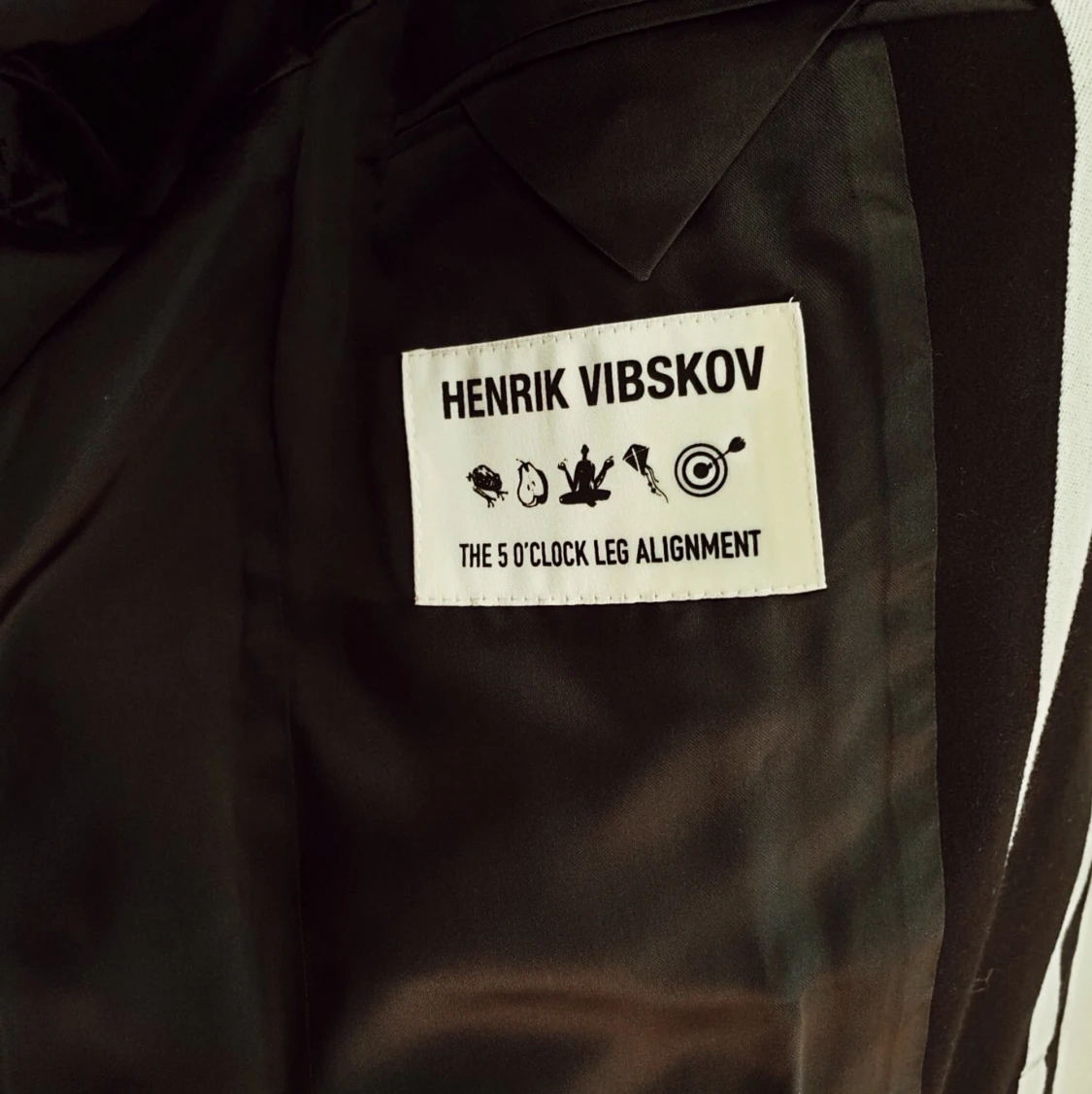 Randig HENRIK VIBSOV kavaj  - 90